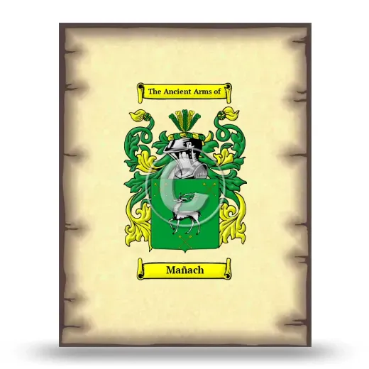 Mañach Coat of Arms Print