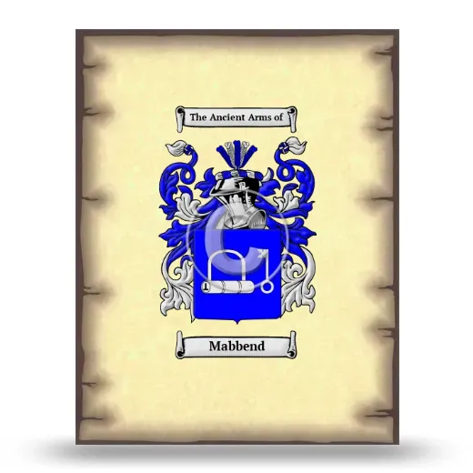 Mabbend Coat of Arms Print