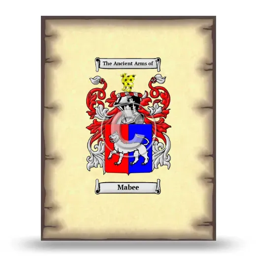 Mabee Coat of Arms Print