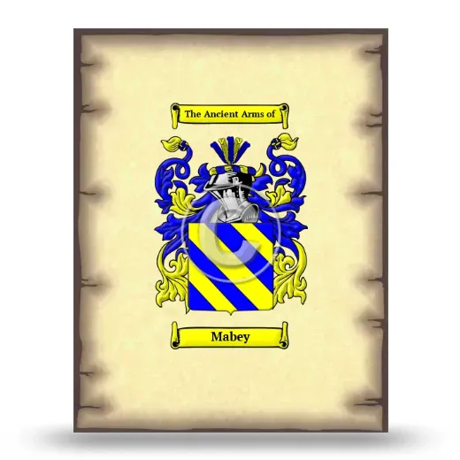 Mabey Coat of Arms Print