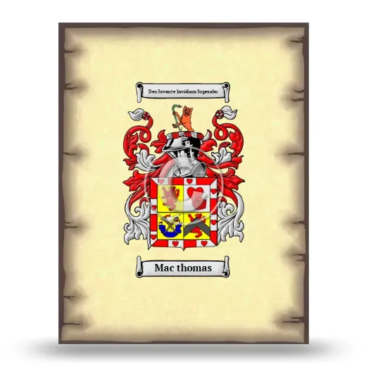 Mac thomas Coat of Arms Print