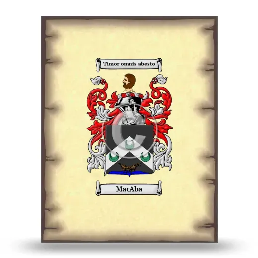 MacAba Coat of Arms Print