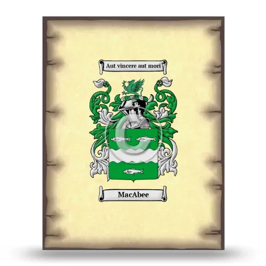 MacAbee Coat of Arms Print