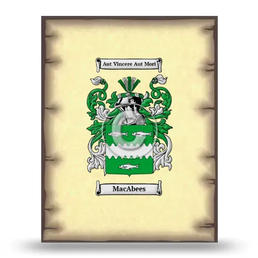 MacAbees Coat of Arms Print