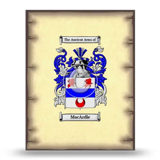 MacArdle Coat of Arms Print