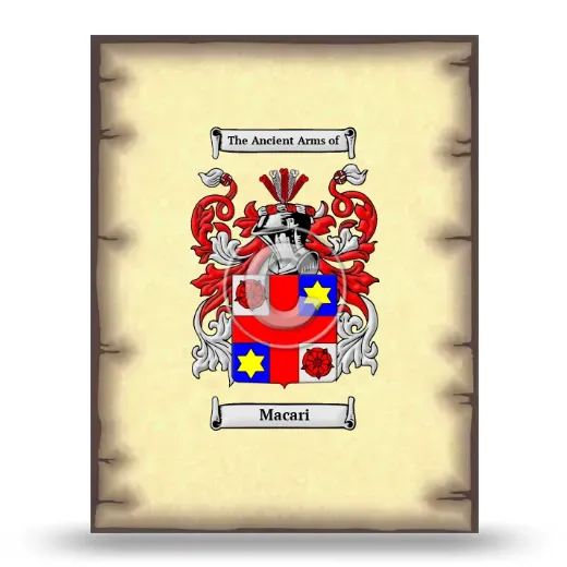 Macari Coat of Arms Print