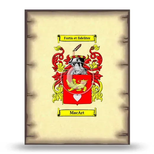 MacArt Coat of Arms Print