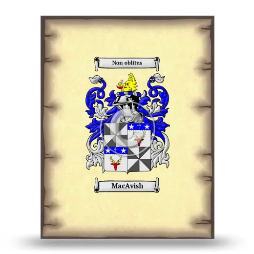 MacAvish Coat of Arms Print