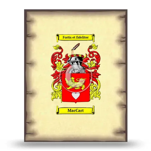 MacCart Coat of Arms Print