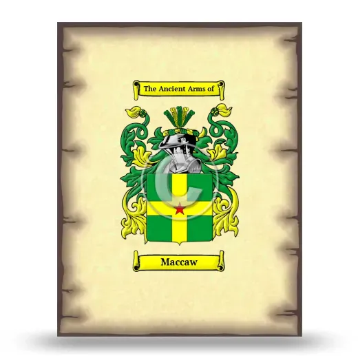 Maccaw Coat of Arms Print