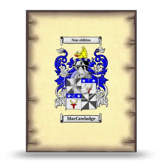 MacCawladge Coat of Arms Print