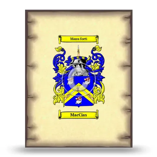 MacCias Coat of Arms Print
