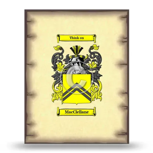 MacClellane Coat of Arms Print