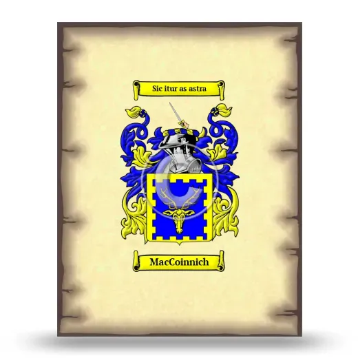MacCoinnich Coat of Arms Print