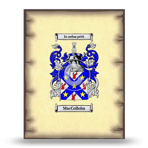 MacCollolm Coat of Arms Print