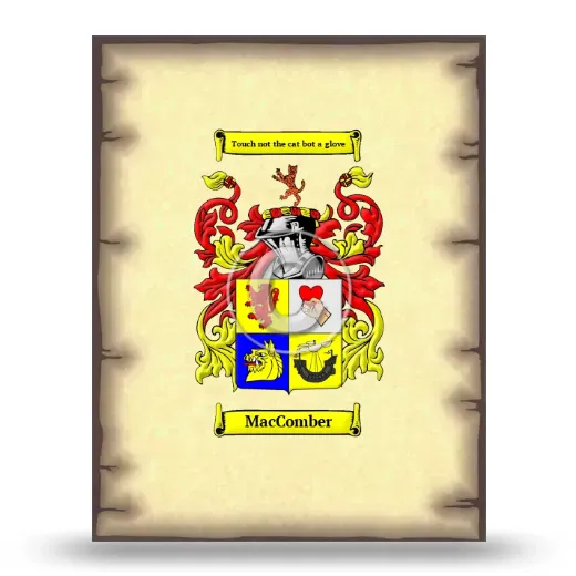 MacComber Coat of Arms Print