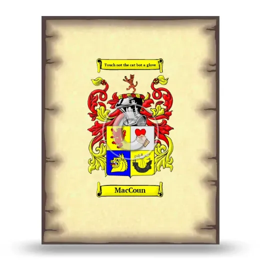 MacCoun Coat of Arms Print