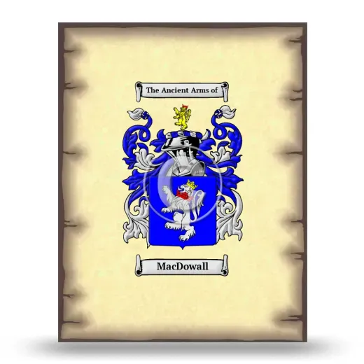 MacDowall Coat of Arms Print