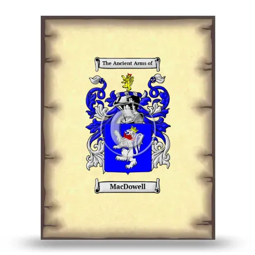 MacDowell Coat of Arms Print