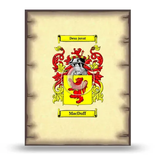 MacDuff Coat of Arms Print