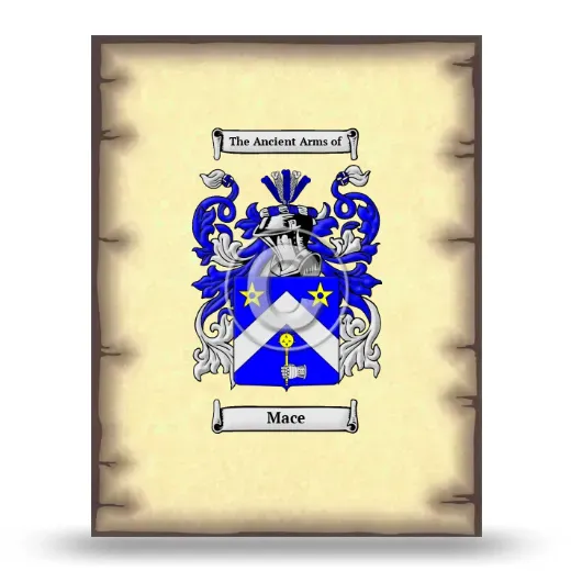 Mace Coat of Arms Print