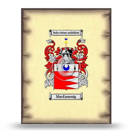 MacEanruig Coat of Arms Print