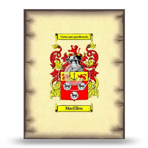 MacEllen Coat of Arms Print