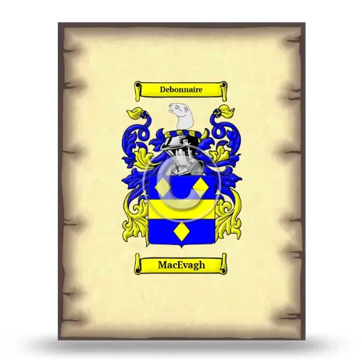 MacEvagh Coat of Arms Print