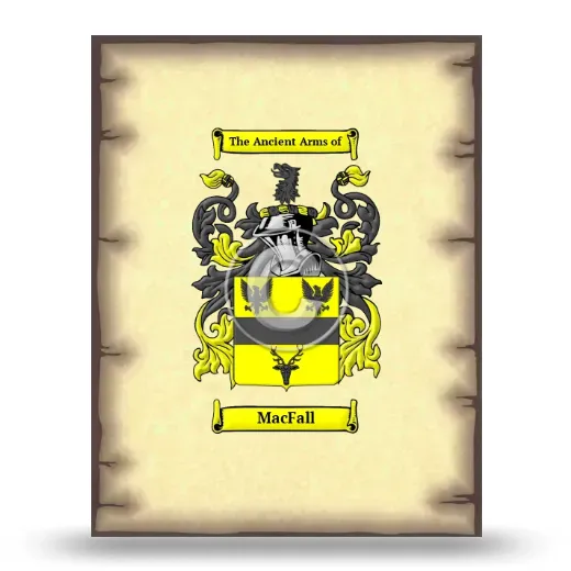MacFall Coat of Arms Print