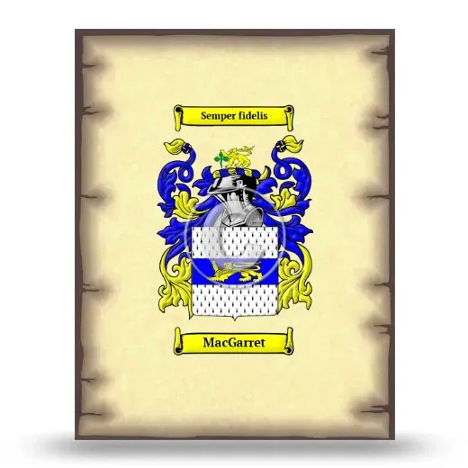 MacGarret Coat of Arms Print