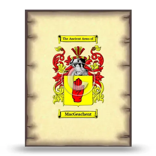 MacGeachent Coat of Arms Print