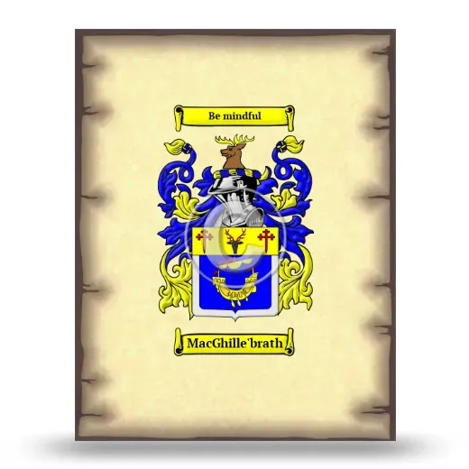 MacGhille'brath Coat of Arms Print