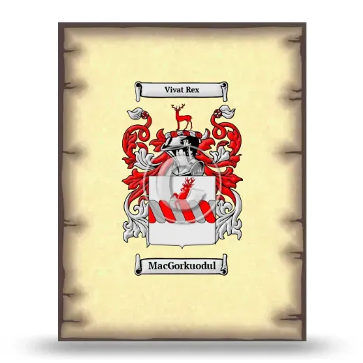 MacGorkuodul Coat of Arms Print