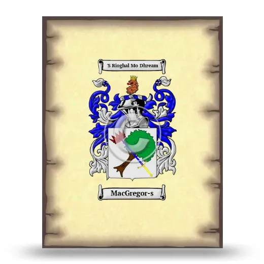 MacGregor-s Coat of Arms Print