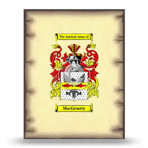 MacGroarty Coat of Arms Print