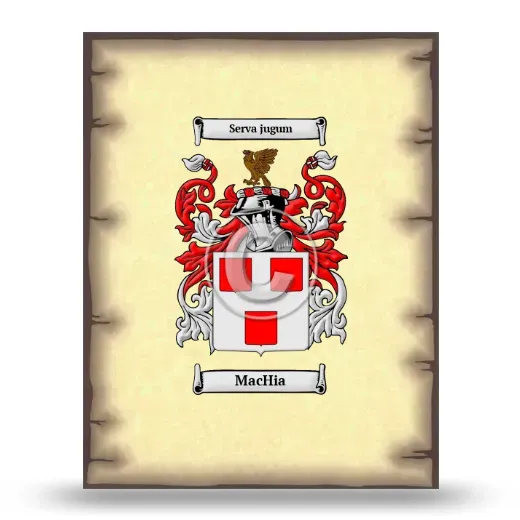 MacHia Coat of Arms Print
