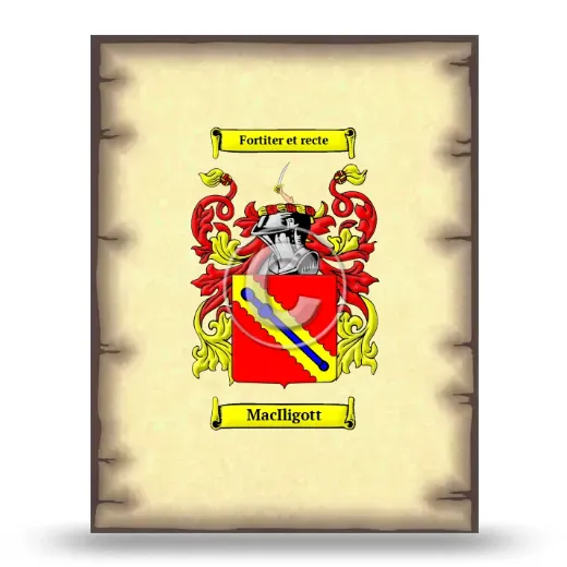 MacIligott Coat of Arms Print