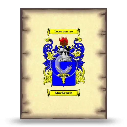 MacKenzie Coat of Arms Print