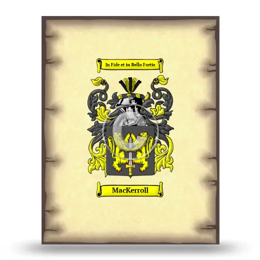 MacKerroll Coat of Arms Print