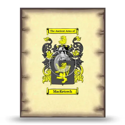 MacKetrech Coat of Arms Print