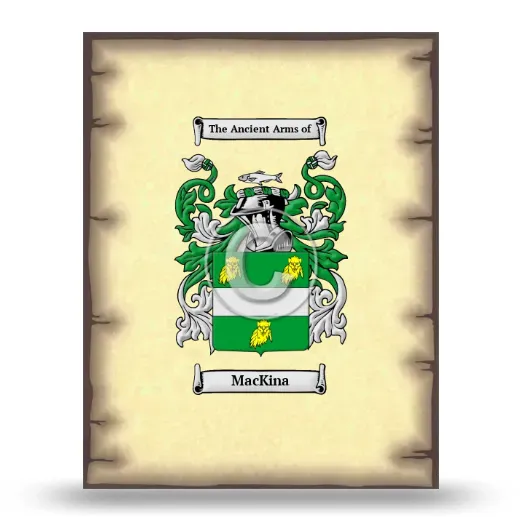 MacKina Coat of Arms Print