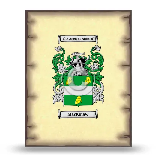 MacKinaw Coat of Arms Print