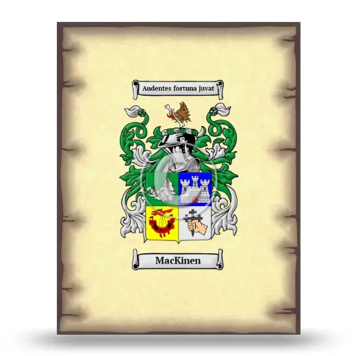 MacKinen Coat of Arms Print
