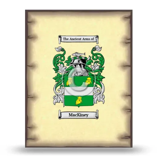 MacKiney Coat of Arms Print