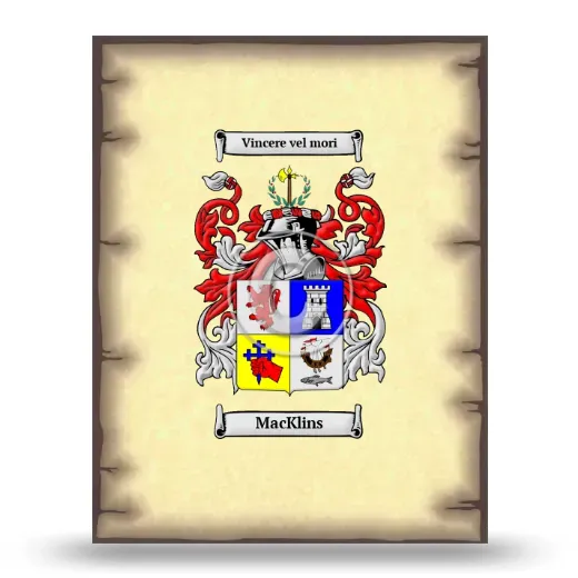 MacKlins Coat of Arms Print