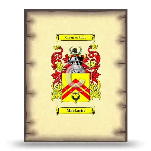 MacLarin Coat of Arms Print
