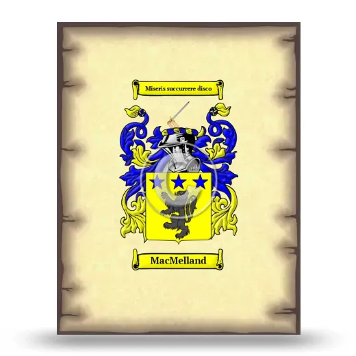 MacMelland Coat of Arms Print