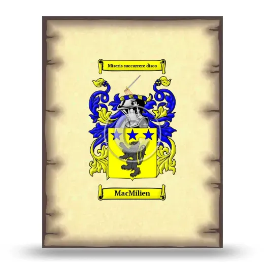 MacMilien Coat of Arms Print