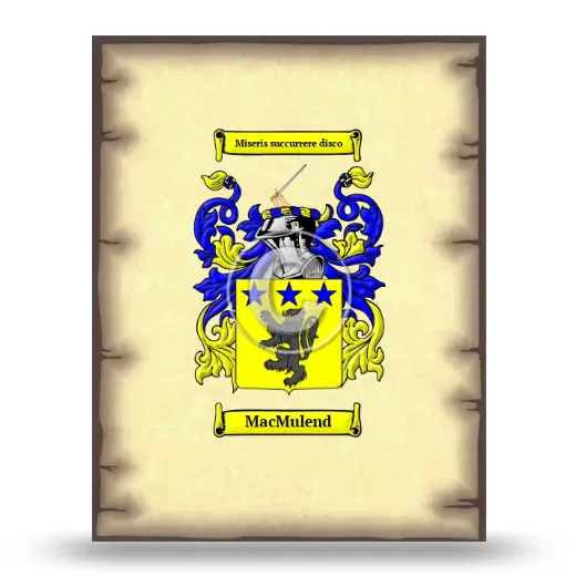 MacMulend Coat of Arms Print