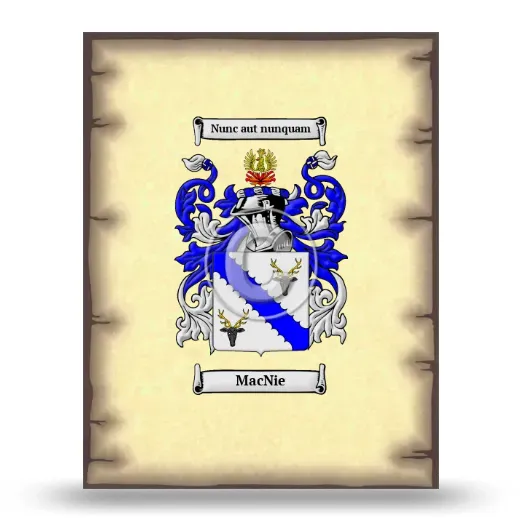 Macnie Coat of Arms Print